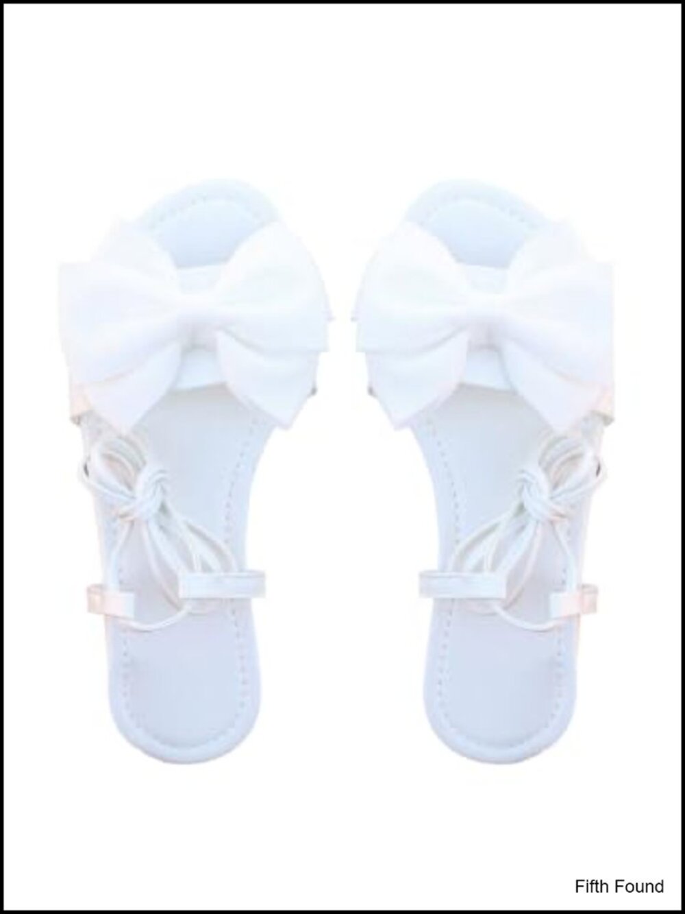Bow Lace Up Flat Sandals Strappy Gladiator Tie Sandals Dressy Western Leather